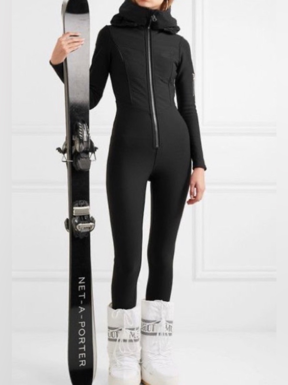 CORDOVA The Montana Hooded Ski Suit In Black Size Large (L)